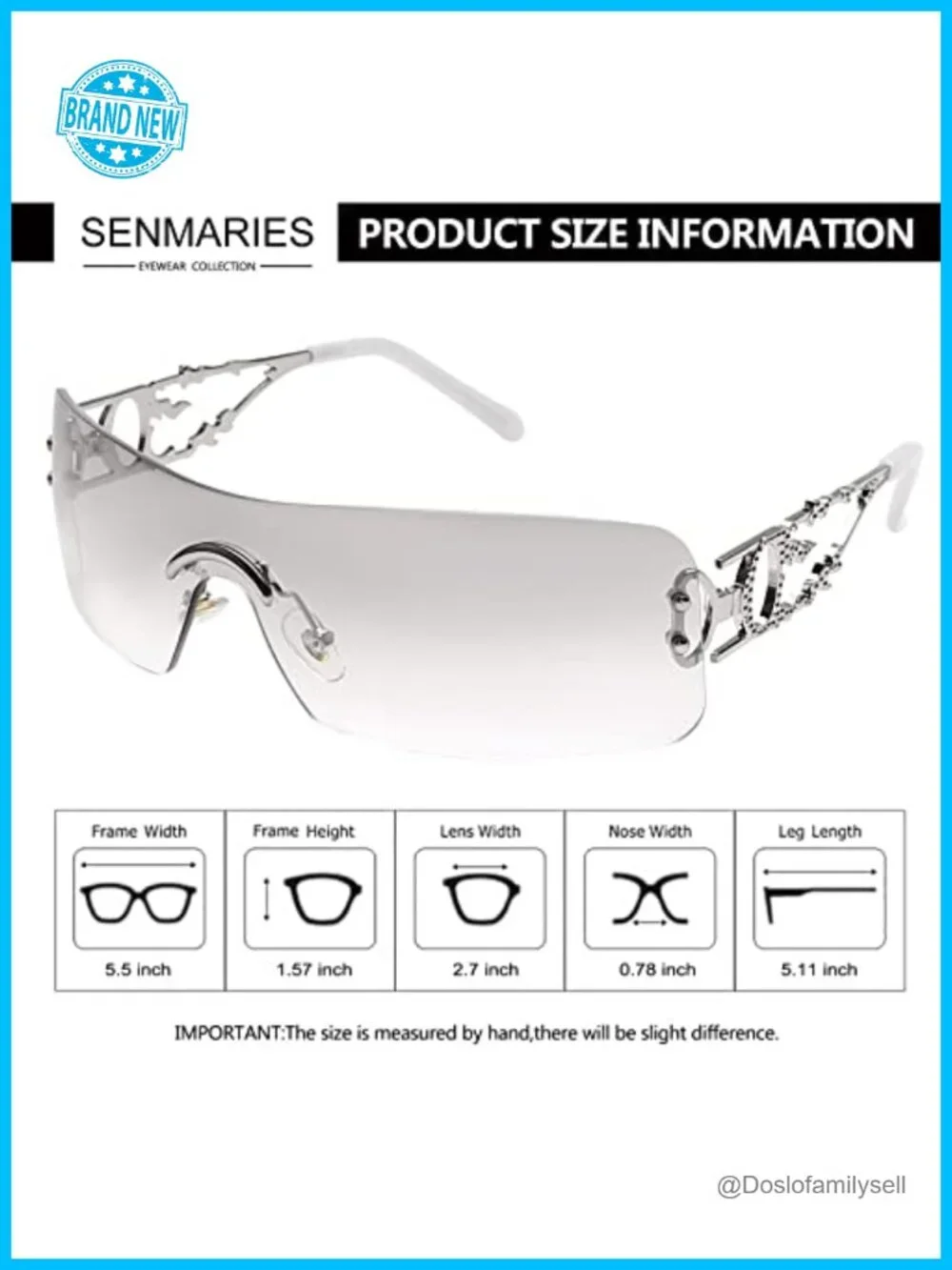 Y2K Rectangle Vintage Sunglasses Men Women UV400 Protection Metal Frame